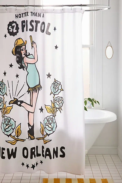 Deny Designs The Whiskey Ginger For Deny New Orleans Louisiana Cowgirl Shower Curtain In Assorted At Urban Outfit