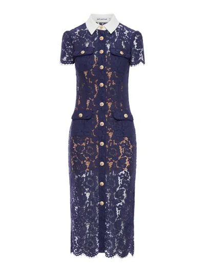 Self-portrait Long Lace Dress
