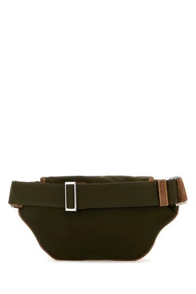 Prada Marsupio Bicolor In Re-nylon E Pelle Scamosciata  Uomo