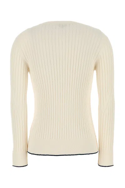 Bottega Veneta Long-sleeved Sweater In Yellow