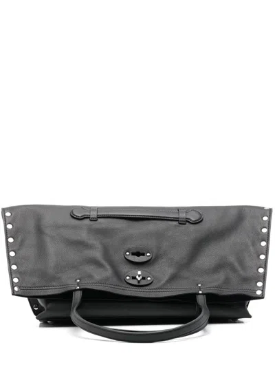 Zanellato 'a' Spasso Saeta' Medium Bag In Black