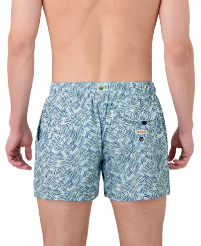 Sunset And Vines Men's Textured Woven Swim Trunks