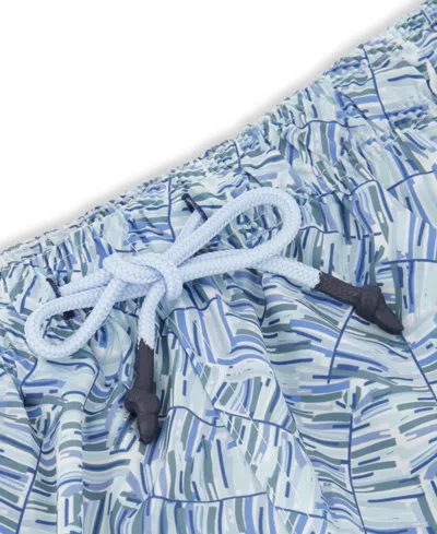 Sunset And Vines Men's Textured Woven Swim Trunks