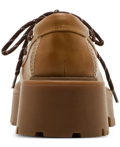 Madden Girl Caden Platform Lug-sole Boat Shoes In Brown