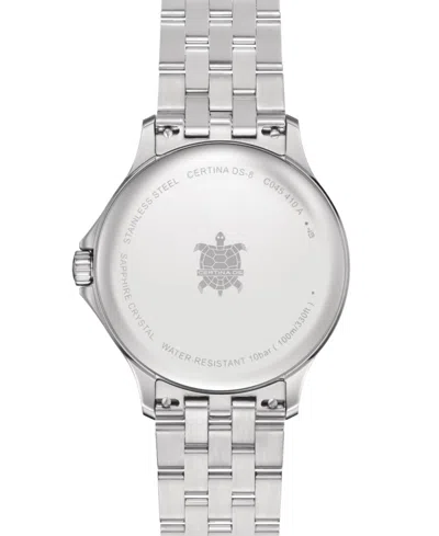 Certina Men's Swiss Ds-8 Stainless Steel Bracelet Watch 40mm