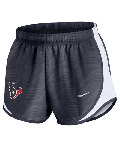 Nike Women's Navy Houston Texans Tempo Performance Shorts