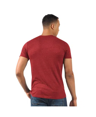 Starter Men's Red Philadelphia Phillies Prime Time Property Of T-shirt In Brown