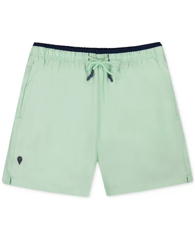 Sunset And Vines Men's Solid Woven Swim Trunks