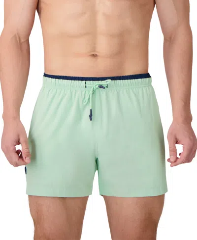 Sunset And Vines Men's Solid Woven Swim Trunks