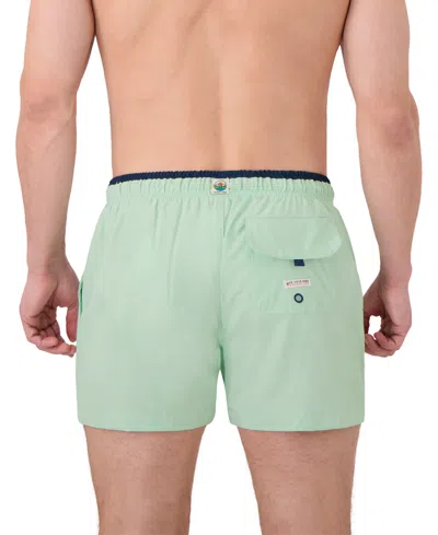 Sunset And Vines Men's Solid Woven Swim Trunks