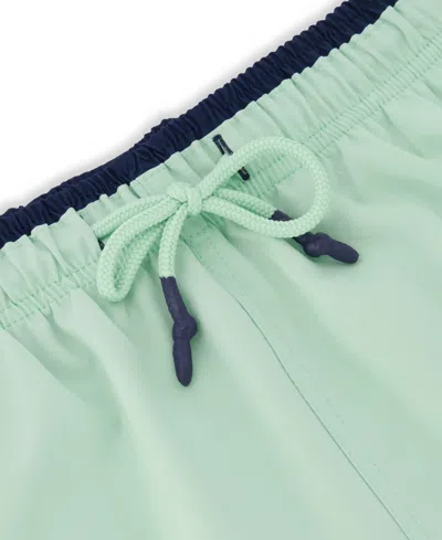 Sunset And Vines Men's Solid Woven Swim Trunks