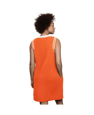 Starter Women's Orange Baltimore Orioles Fast Track Sneaker V-neck Dress