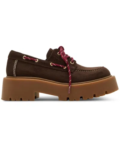 Madden Girl Caden Platform Lug-sole Boat Shoes In Multi
