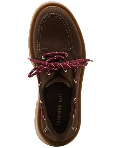 Madden Girl Caden Platform Lug-sole Boat Shoes In Multi