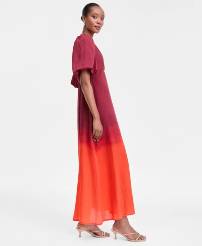 Inc International Concepts Women's Ombre Twist-front Maxi Dress, Exclusively At Macy's
