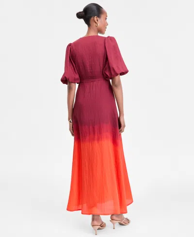 Inc International Concepts Women's Ombre Twist-front Maxi Dress, Exclusively At Macy's