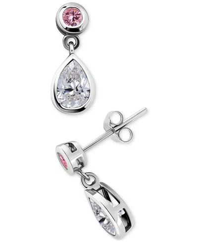 Giani Bernini Cubic Zirconia Drop Earrings In Sterling Silver (also In 18k Gold Over Sterling Silver), Exclusively