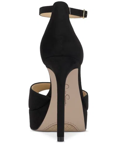 Jessica Simpson Sohilea Ankle Strap Platform Sandal In Black