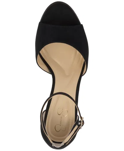 Jessica Simpson Sohilea Ankle Strap Platform Sandal In Black