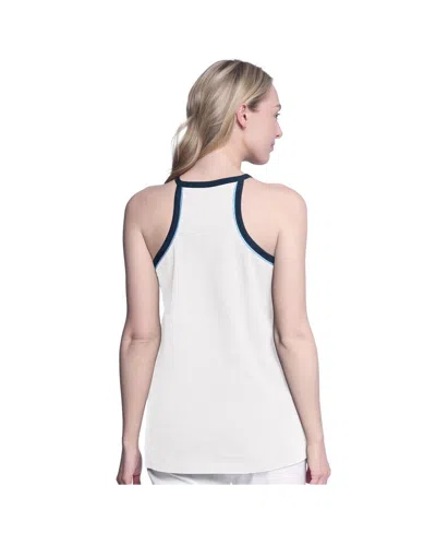 G-iii 4her By Carl Banks Women's White Tampa Bay Rays Curveball Tank Top