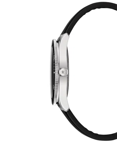 Certina Men's Swiss Ds Heritage Black Rubber Strap Watch 41mm