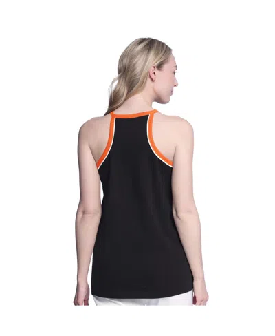 G-iii 4her By Carl Banks Women's Black San Francisco Giants Curveball Racerback Tank Top