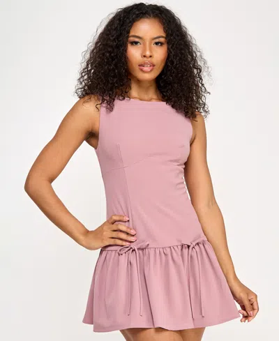 Seni & Cade Juniors' Sleeveless Drop-waist Fit & Flare Dress