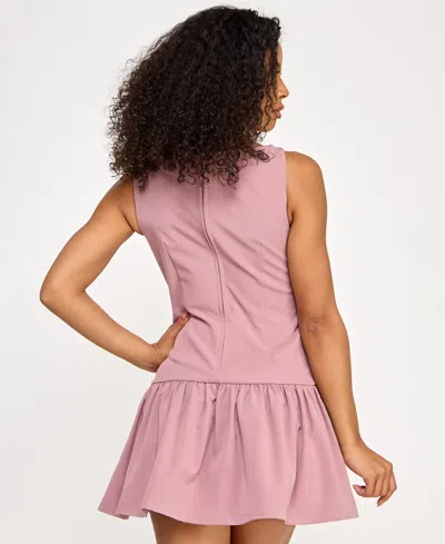 Seni & Cade Juniors' Sleeveless Drop-waist Fit & Flare Dress