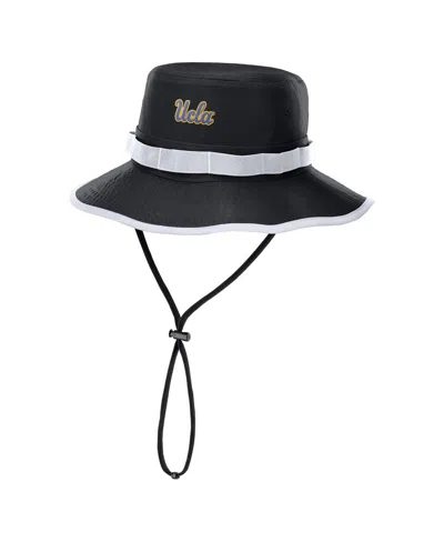 Nike Men's Black Ucla Bruins 2025 Sideline Apex Boonie Performance Bucket Hat