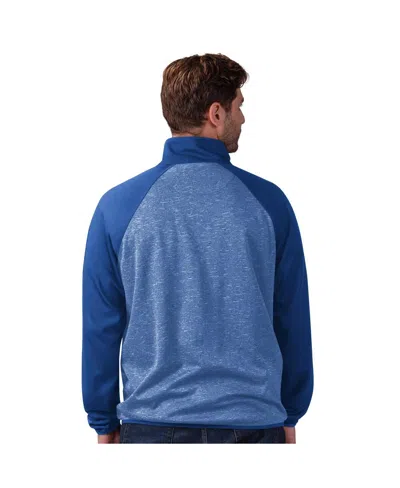 G-iii Sports By Carl Banks Men's Royal Los Angeles Dodgers Runners Raglan Full-zip Track Jacket