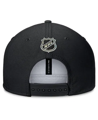 Fanatics Men's Black San Jose Sharks Authentic Pro Alternate Jersey Snapback Hat