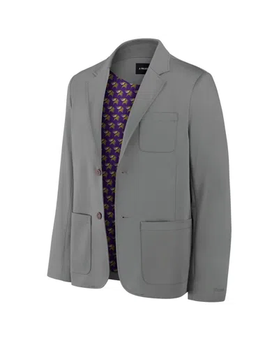 J. Palmer Men's Graphite Minnesota Vikings Man-in-motion Blazer