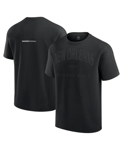 Fanatics Men's Black New Orleans Pelicans Flex Tri-blend T-shirt In Black