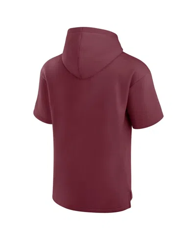 Fanatics Men's Maroon Texas A&m Aggies Ready Short Sleeve Pullover Hoodie In Burgundy