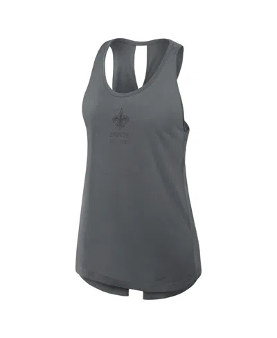 Nike Gray Philadelphia Eagles Glory Crisscross Performance Tank Top