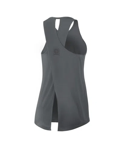 Nike Gray Philadelphia Eagles Glory Crisscross Performance Tank Top