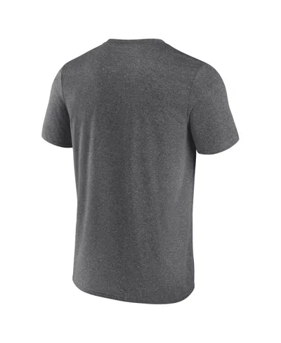Fanatics Men's Heather Charcoal New Orleans Saints Quick Repeat Long Sleeve T-shirt In Gray
