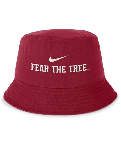 Nike Men's Cardinal Stanford Cardinal Local Apex Bucket Hat In Pink