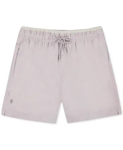 Sunset And Vines Men's Solid Woven Swim Trunks