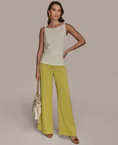 Donna Karan Petite Shoulder-twist Sleeveless Top