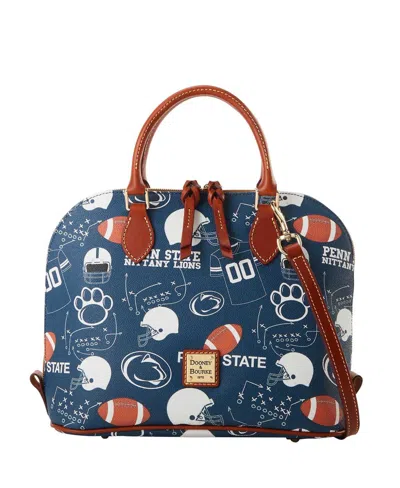 Dooney & Bourke Penn State Nittany Lions Game Day Zip Satchel In Blue