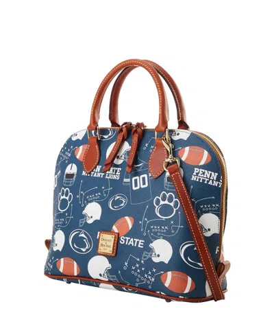 Dooney & Bourke Penn State Nittany Lions Game Day Zip Satchel In Blue