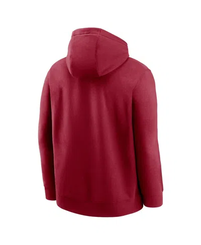 Nike Men's Cardinal Usc Trojans Primetime Dynamic Mascot Club Fleece Pullover Hoodie In Red