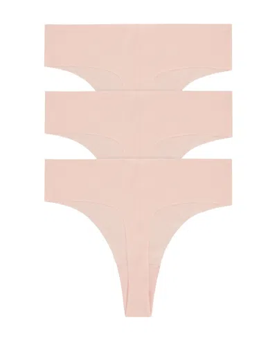 Dkny Women's Litewear Cut Anywear Thong Underwear 3 Pack
