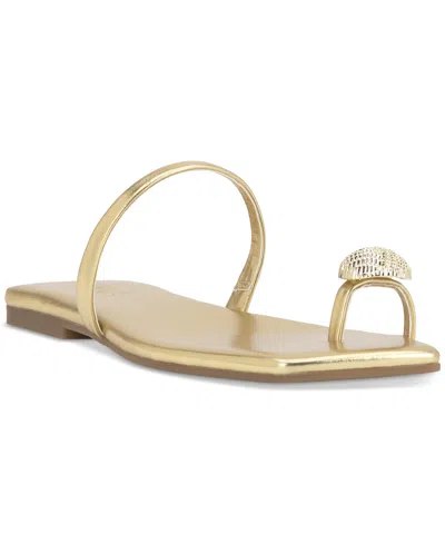 Inc International Concepts Women's Yitta Embellished Flat Sandals, Exclusively At Macy's