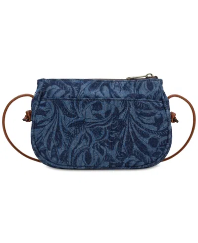 Patricia Nash Bacoli Small Denim Crossbody Bag