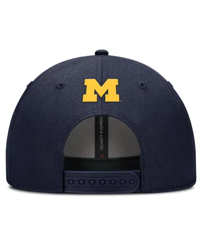 Nike Men's Navy West Virginia Mountaineers Rise Practice Adjustable Hat In Blue