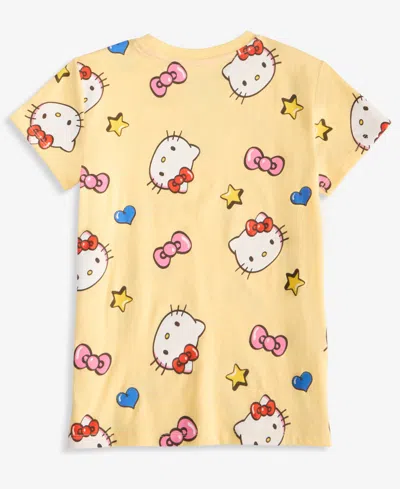 Epic Threads Girls Hello Kitty Printed T-shirt, Created For Macy's In Yellow