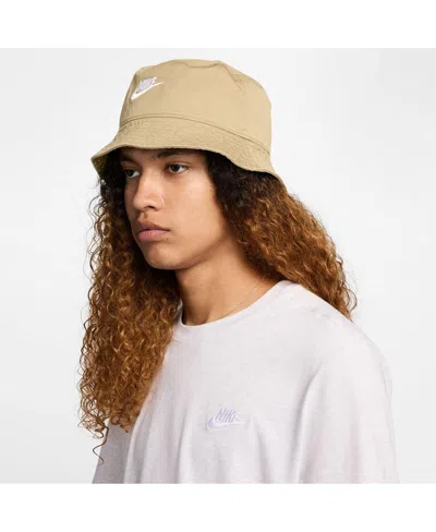 Nike Men's And Women's Khaki Apex Futura Washed Bucket Hat