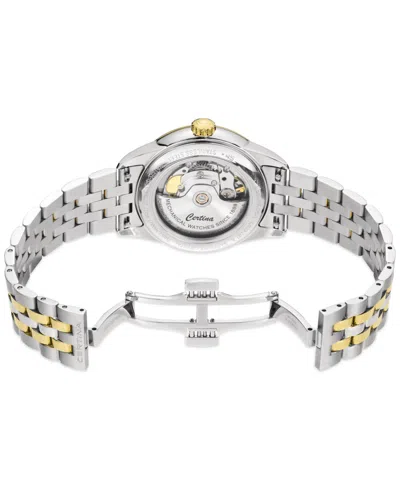 Certina Unisex Swiss Automatic Ds-1 Powermatic 80 Two-tone Stainless Steel Bracelet Watch 38mm